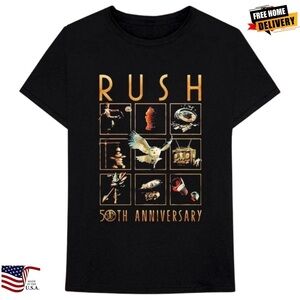 50th Anniversary Graphic Tee - Black